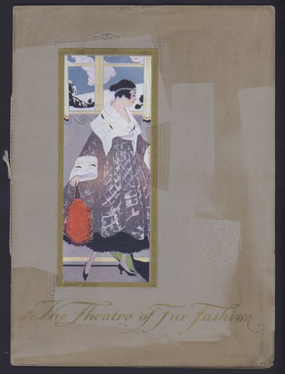 Obálka The Theatre of Fur Fashion, c.1914. (černobílá fotografie) od American Photographer (after)