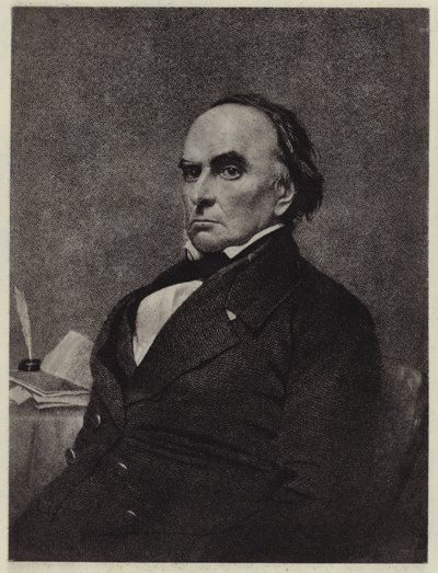 Daniel Webster (černobílá fotografie) od American Photographer (after)