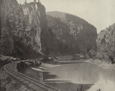 Echo Cliffs, kaňon Grand River, Colorado (černobílá fotografie) od American Photographer (after)