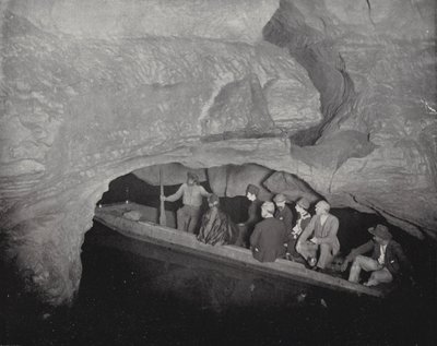 Echo River, Mammoth Cave, Kentucky (č/b foto) od American Photographer (after)