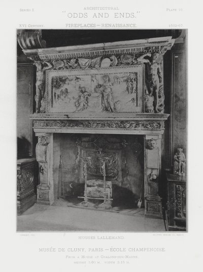 Krb: Musee De Cluny, Paříž, Ecole Champenoise (černobílá fotografie) od American Photographer (after)