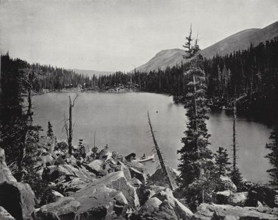 Green Lake, Colorado (černobílá fotografie) od American Photographer (after)