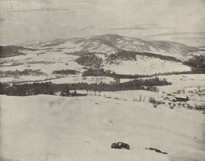 Zelené hory Vermontu (černobílá fotografie) od American Photographer (after)
