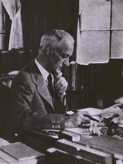 Harvey Cushing, neurochirurg, portrét (č/b foto) od American Photographer (after)