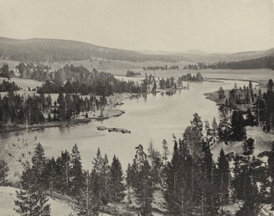 Hayden Valley, Yellowstonský národní park (černobílá fotografie) od American Photographer (after)