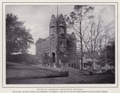 Jamestown, NY: Office of American Aristotype Company (černobílá fotografie) od American Photographer (after)