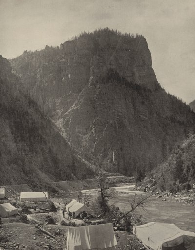 Chrám krále Šalamouna, Grand River, Colorado (černobílá fotografie) od American Photographer (after)
