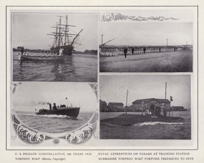 Newport, Rhode Island: souhvězdí americké fregaty od American Photographer (after)