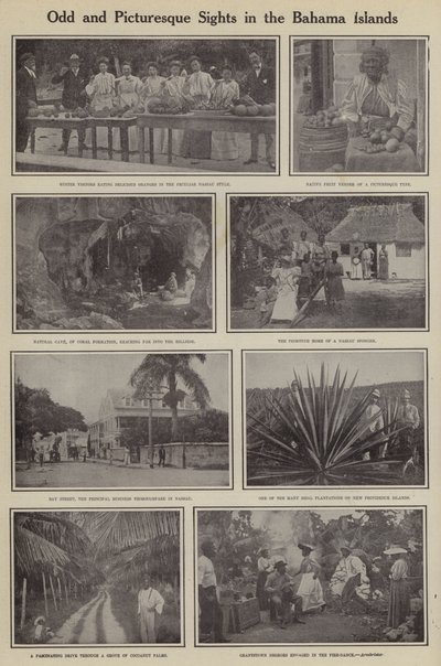 Zvláštní a malebné památky na Bahamských ostrovech (černobílá fotografie) od American Photographer (after)