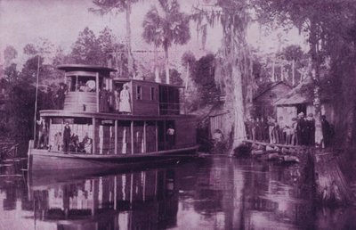 Na řece Ocklawaha na Floridě (černobílá fotografie) od American Photographer (after)