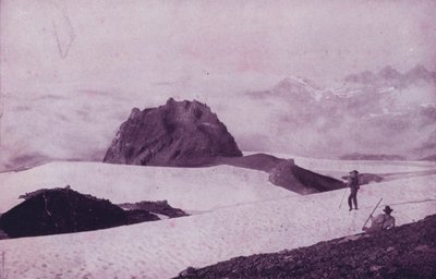 Na vrcholu Mount Tacoma, Washington (černobílá fotografie) od American Photographer (after)