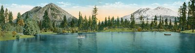 Panorama Mount Shasta a Black Butte (foto) od American Photographer (after)