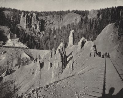 Phantom Curve, Colorado (černobílá fotografie) od American Photographer (after)