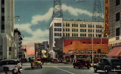 Phoenix, Arizona: Central Avenue, pohled na jih z Monroe (foto) od American Photographer (after)