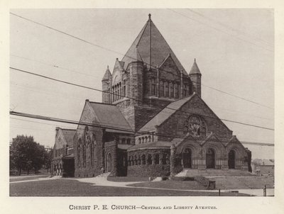 Pittsburgh: Christ PE Church, Central and Liberty Avenues (č/b foto) od American Photographer (after)