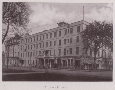 Pulaski House (černobílá fotografie) od American Photographer (after)