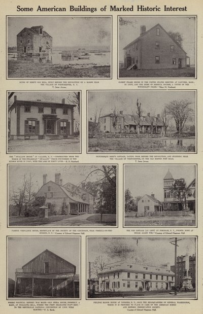 Některé americké budovy výrazného historického zájmu (černobílá fotografie) od American Photographer (after)