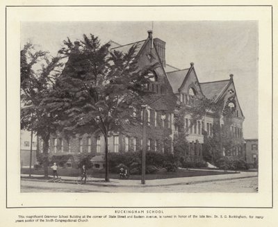Springfield, Massachusetts: Buckingham School (černobílá fotografie) od American Photographer (after)