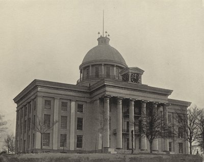 Budova State Capitol v Montgomery, Alabama (černobílá fotografie) od American Photographer (after)