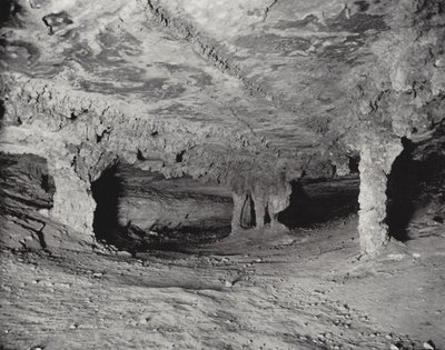 Svatební komnata, Mammoth Cave, Kentucky (č/b foto) od American Photographer (after)