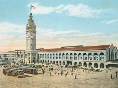 The Ferry Building, Foot of Market Street, San Francisco, Kalifornie (foto) od American Photographer (after)