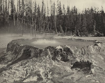The Punch Bowl, Yellowstonský národní park (černobílá fotografie) od American Photographer (after)