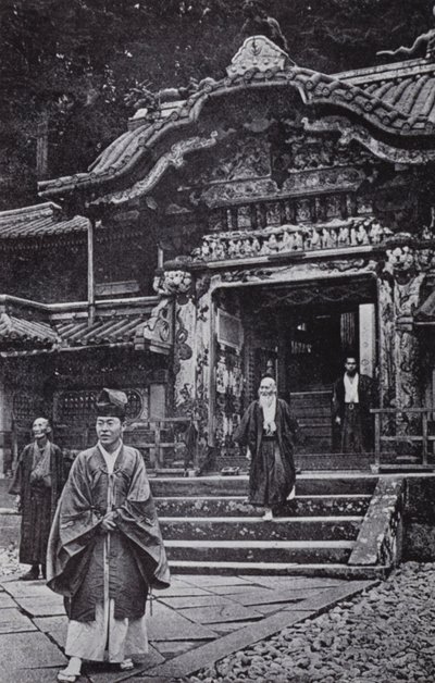 Chrám Nikko (černobílá fotografie) od American Photographer (after)