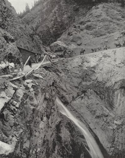 Tollgate Ouray a Silverton Toll Road (černobílá fotografie) od American Photographer (after)