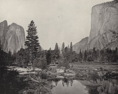 Yosemite Valley, Kalifornie (černobílá fotografie) od American Photographer (after)