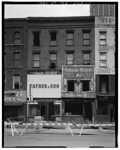 70-72 Monroe Avenue (komerční budova), Detroit, Michigan (černobílá fotografie) od American Photographer