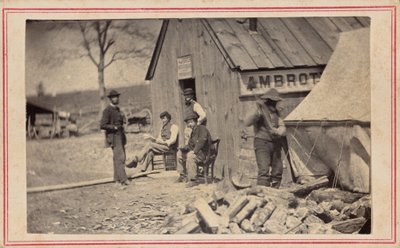 A.J. Porter Ambrotype Studio, 60. léta 19. století (foto) od American Photographer