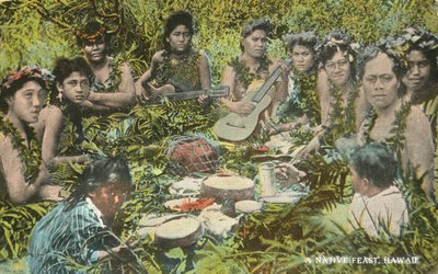 Svátek domorodců, Havaj (barevné foto) od American Photographer