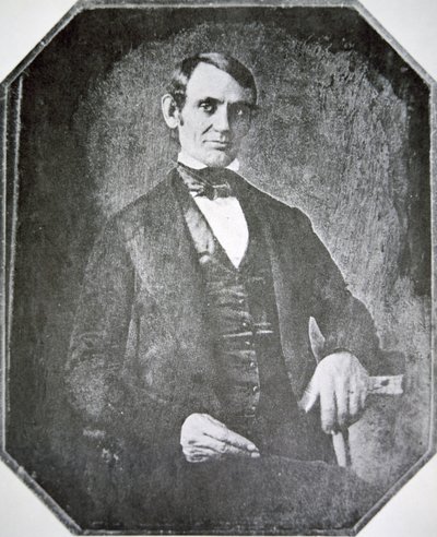 Abraham Lincoln (1809-65) jako člen Kongresu ve věku 37 let od American Photographer