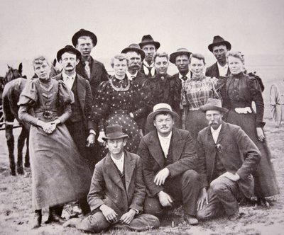 American Pioneers, cca 1850 (č/b foto) od American Photographer