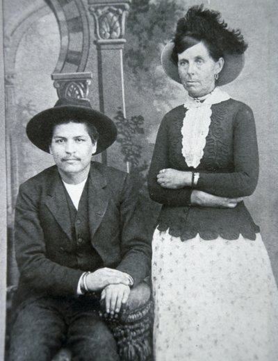 Belle Starr se svým milencem 