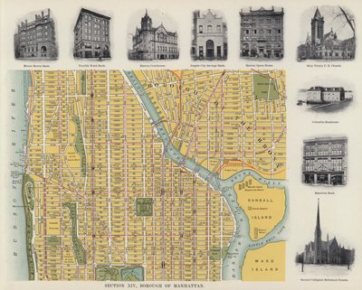 Čtvrť Manhattan (černobílá fotografie) od American Photographer