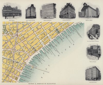 Čtvrť Manhattan (černobílá fotografie) od American Photographer