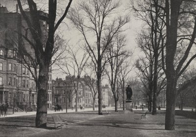 Boston: Commonwealth Avenue (čb fotografie) od American Photographer