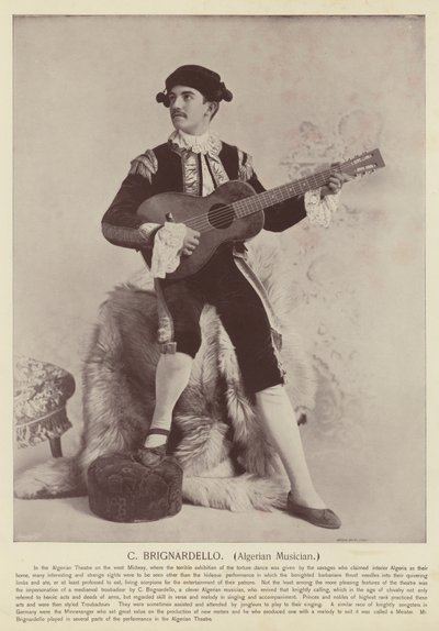 C Brignardello, alžírský hudebník od American Photographer