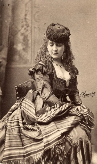 Obrázek kabinetu herce Adah Isaacs Menken od American Photographer