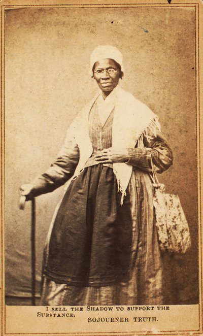 Carte de visite of Sojourner Truth, 1864 od American Photographer