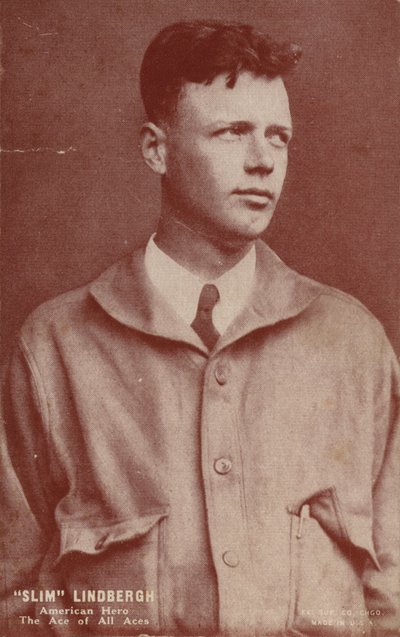 Charles Lindbergh, americký letec, který uskutečnil první samostatný transatlantický let. od American Photographer