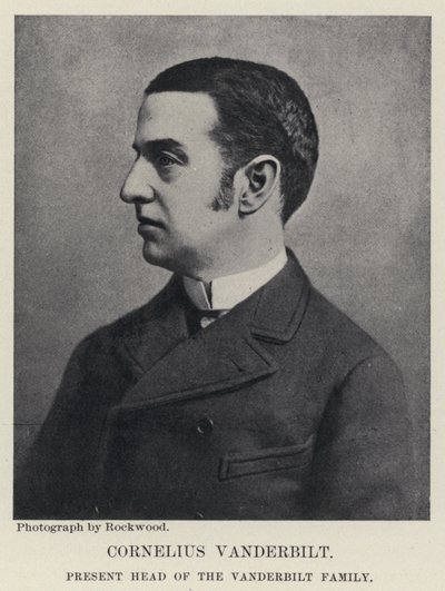 Cornelius Vanderbilt (černobílá fotografie) od American Photographer