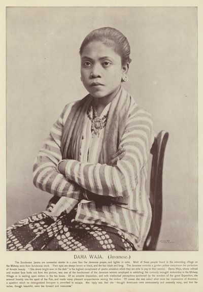 Dama Waja, jávský od American Photographer
