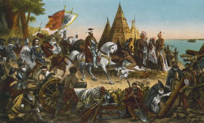 De Sotův objev řeky Mississippi, květen 1541 (barevné foto) od American Photographer
