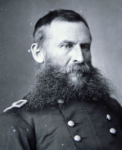 Generál George Crook (1828-90) (černobílá fotografie) od American Photographer