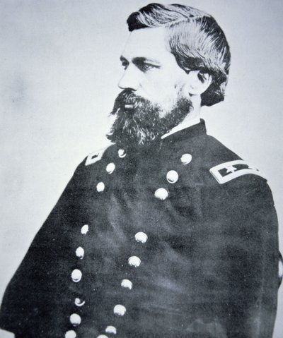 Generál Oliver Otis Howard (1830-1909) (černobílá fotografie) od American Photographer