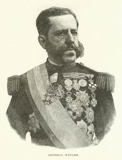 General Weyler (černobílá fotografie) od American Photographer