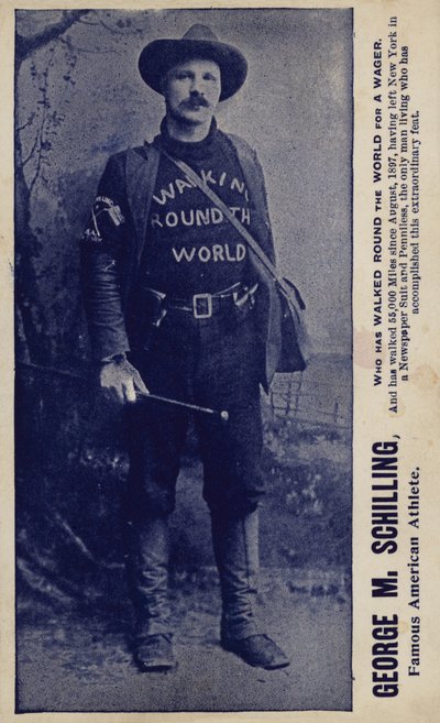 George M. Schilling, slavný americký sportovec (čb fotografie) od American Photographer