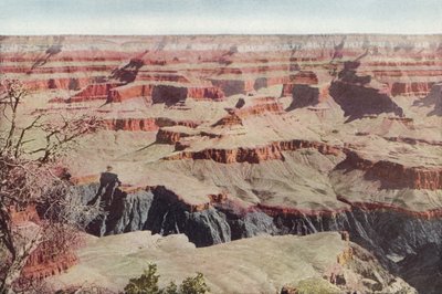 Grand Canyon, Arizona, při pohledu naproti Yavapai Point (barevná fotografie) od American Photographer